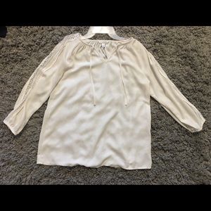 White long sleeve Charming Charlie’s shirt